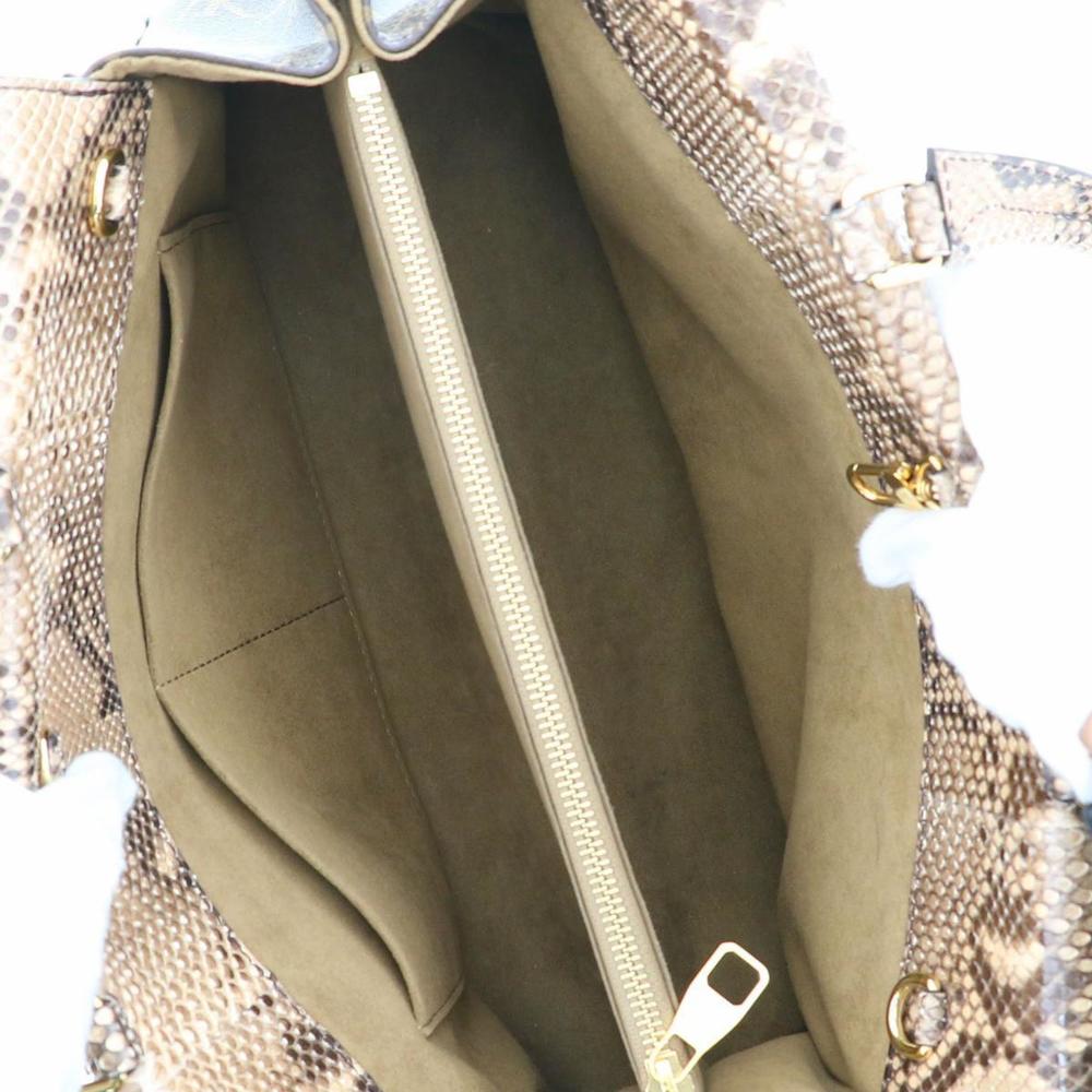 Louis Vuitton Python Handbag Monogram Venus Brown - image 6